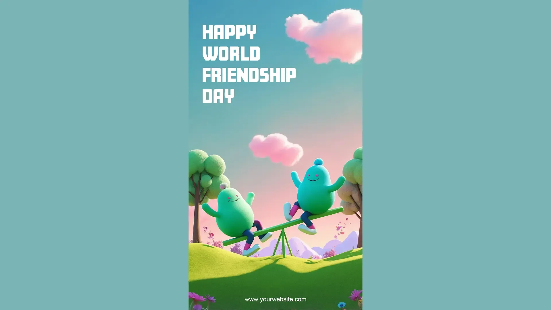 Playful Friendship Day Instagram Story Template